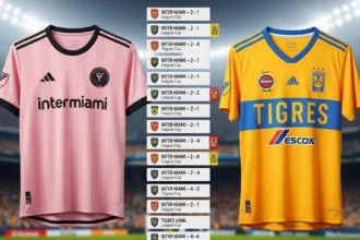 Inter Miami vs Tigres UANL Timeline