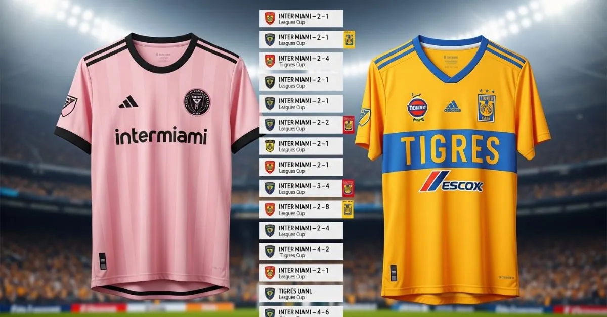 Inter Miami vs Tigres UANL Timeline