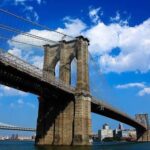 The Brooklyn Bridge New York is one of the most famous landmarks